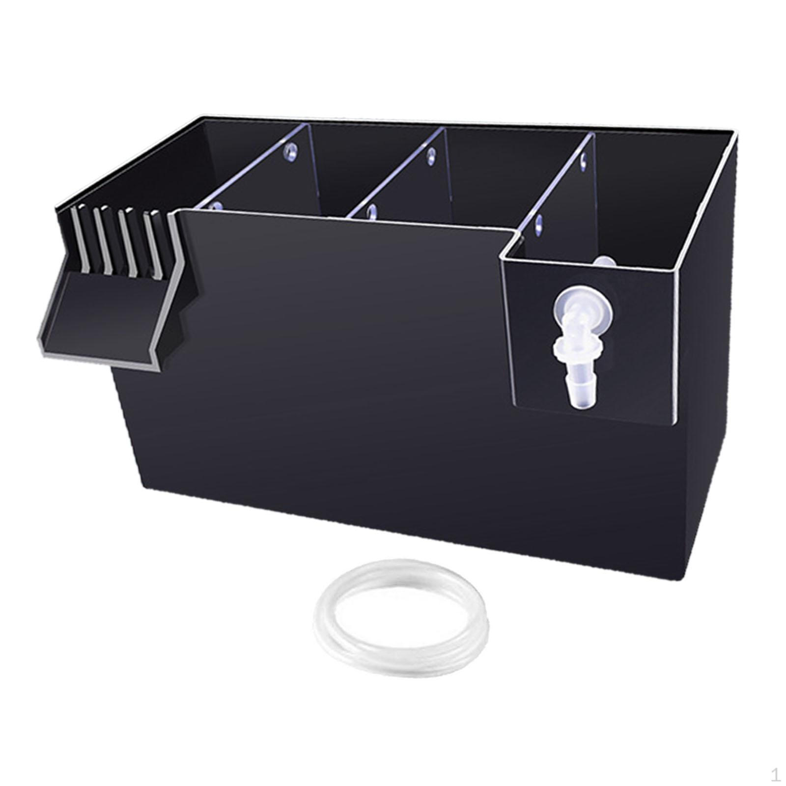 

Aquarium Filtration for Fish Tank, DIY Water Circulation, Cleaning Drawer, Box Black 26x13.5x15cm