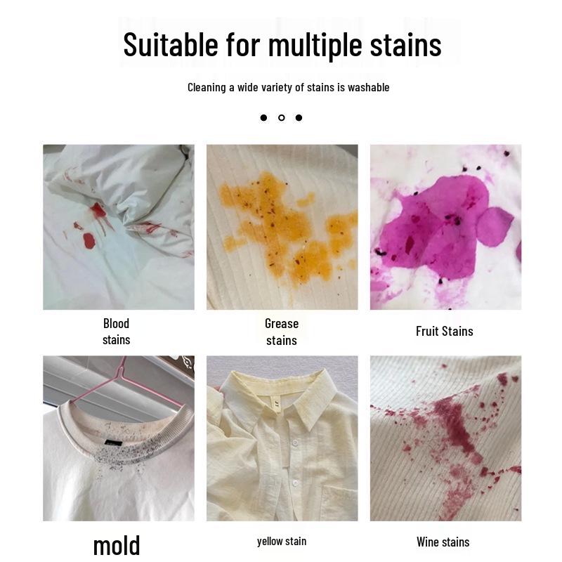 No-Rub Bleach for Whites: Stain Remover, Color Restorer, Anti-Yellowing, Clothes Whitener.