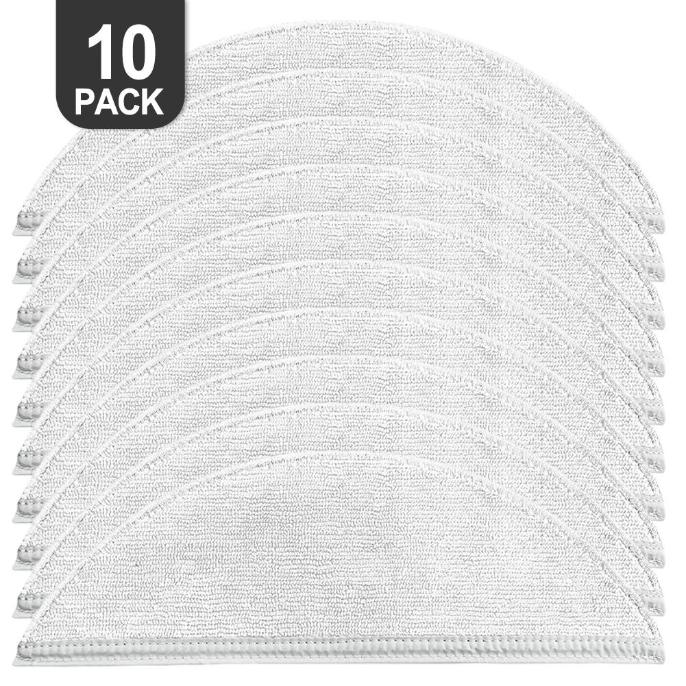 High Performance Mop Cloths for Lydsto R5/R5D Robot Vacuums Available In Convenient Packs of Either 4 or 10 Pieces