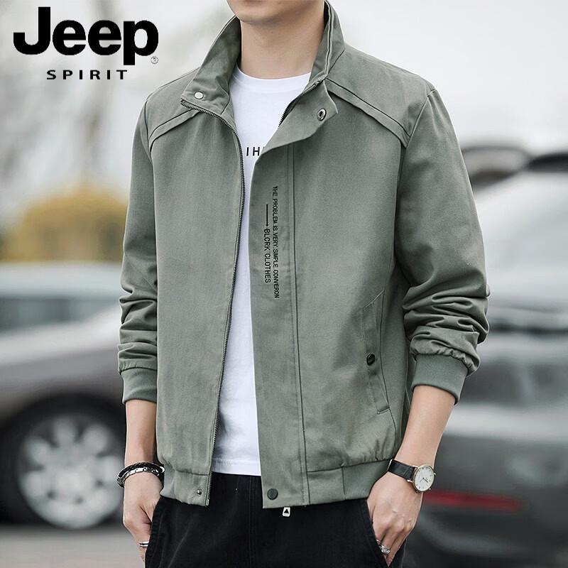 JEEP SPIRIT Men s Windproof Casual Workwear Jacket 5XL
