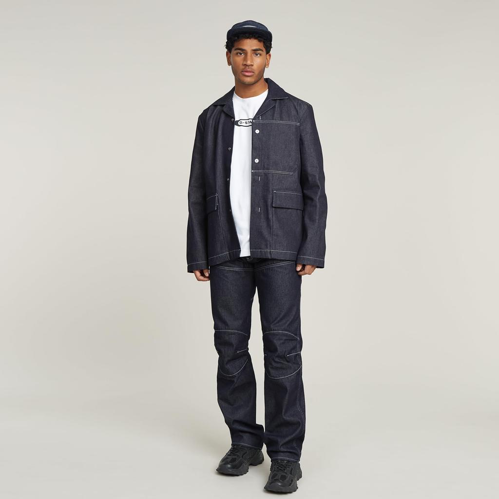 G-STAR Jeans Men Denim Pants Straight Fit Navy 5620 3D Regular D23699-D956-001-W28/L30