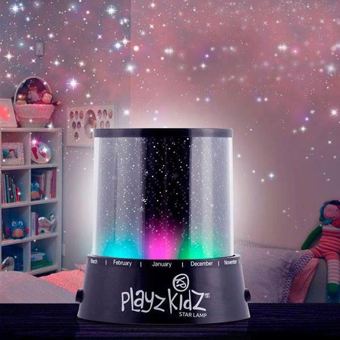 SHOP-STORY - Veilleuse LED Avec Projection De Ciel Étoilé Pour Cadeau Naissance Décoration Chambre Bébé et Enfant