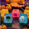@@Halloween Pumpkin Ghost Bat Maltose Stress Ball Squishy Toy Soft Stress  Slow Rebound Fidget Toy Stress Relief Funny Gift