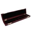 17 Hole Flute Storage Case Wooden Flute Protective Box Soft Velvet Lining Slide Buckle Lock