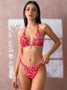 Sexy rückenfreier Träger-Bikini für Damen - Unifarbene europäische & amerikanische Bademode