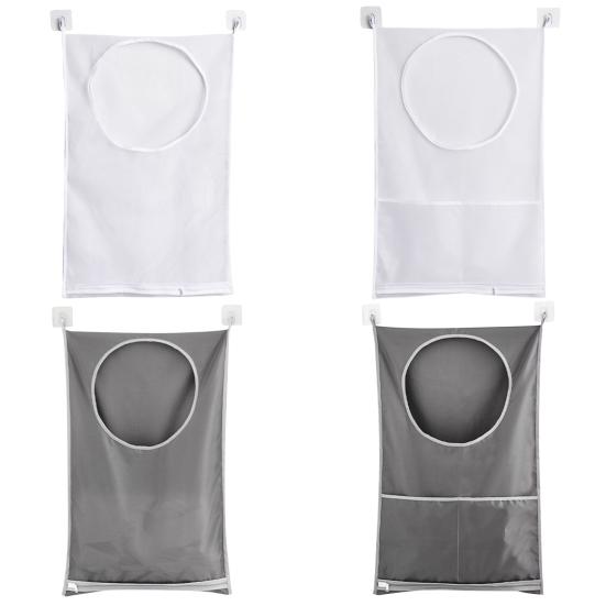 Síťované pytle na prádlo, nástěnné, velkokapacitní, šetří místo, zavěšené na dveřích, koš na špinavé prádlo