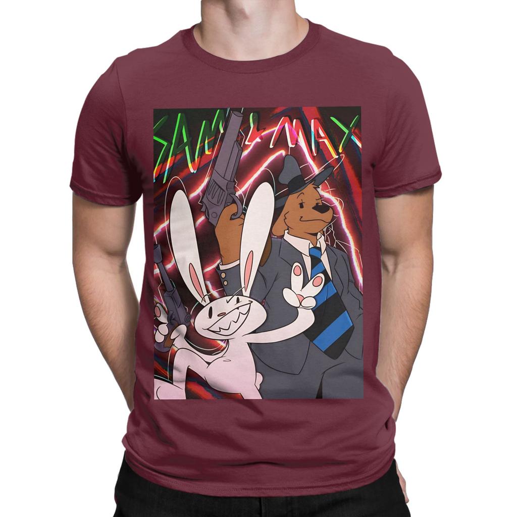 Sam Max Beyond Time And Space Funny 100 Cotton Tshirt Sam And Max Hit The Road Tops Tees For Unisex