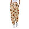 Women's Sports Pants With Pockets Fashion Print Elastic Waist Pants Casual Sweatpants Pants