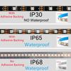 5V WS2812B RGB Colored Light 5050 RGBIC 5V Smart Waterproof LED Strip Individually Addressable IC 30/60/144Pixels/Leds/m Light