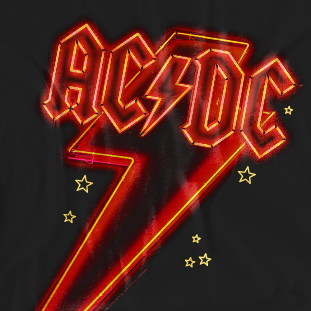 AC/DC Unisex Adult Neon Bolt T-Shirt