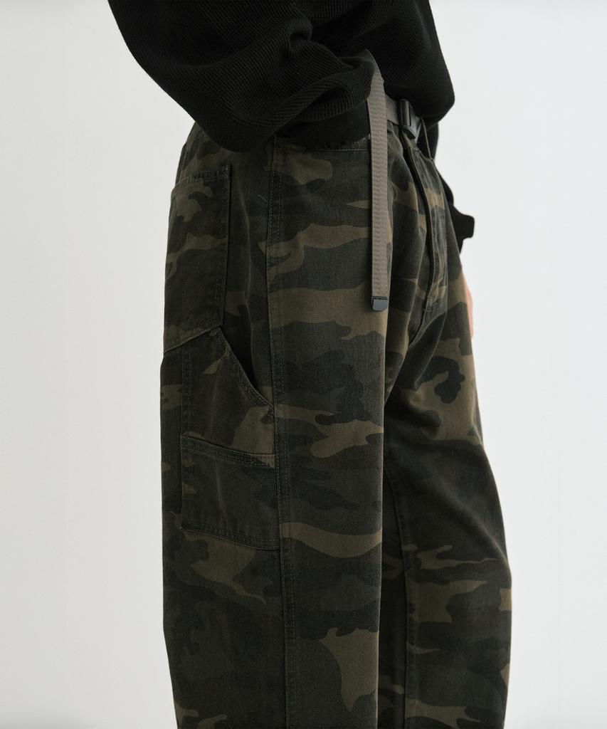 ENDOOR Washed Duck Double Pants (Camouflage)