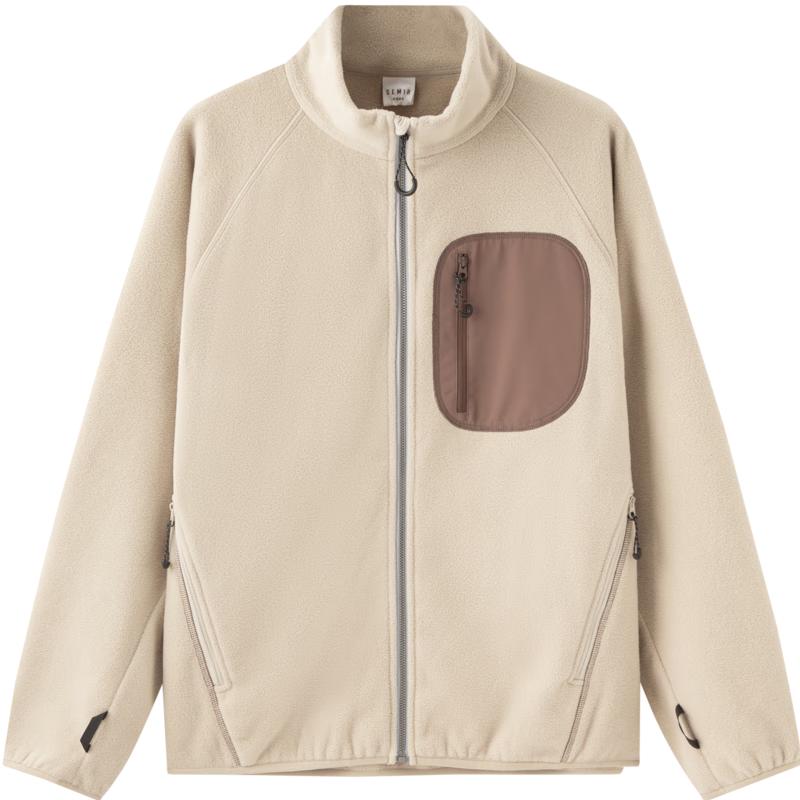 Semir Anti-Static Color-Block Fleece Jacket