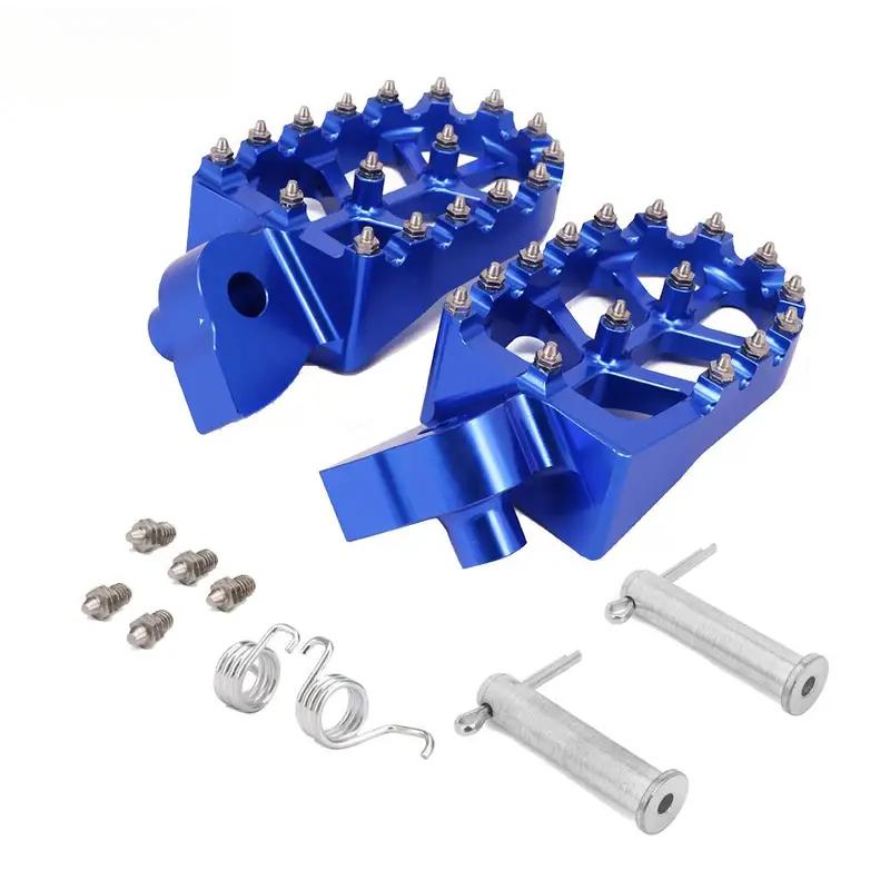 Motorcycle CNC Foot Pegs Rests Footpegs Footrests For Yamaha YZ65 YZ85 YZ125 YZ250 YZ 65 85 125 250 250F 125X 450F WR 250F 450F