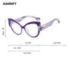 Butterfly Designer Trends Frame Multicolor Non-prescription Women Eyewear Fashion Brand Decoration Glasses for Lady