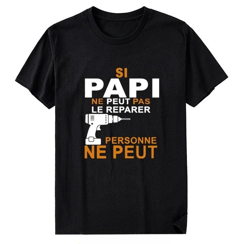 Wenn selbst Opa es nicht reparieren kann, dann kann es niemand 90er Harajuku Stil Lässiges T-Shirt Rundhals-T-Shirt Damenbekleidung Mode Y2K