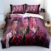 Kpop Demon Hunters Huntrix Beding Set Single Twin Ful Quen King-Sized Dimensionsd Dimensions Comfortable Quilt Cover Bedclothes Rom Soft Duvet Cover