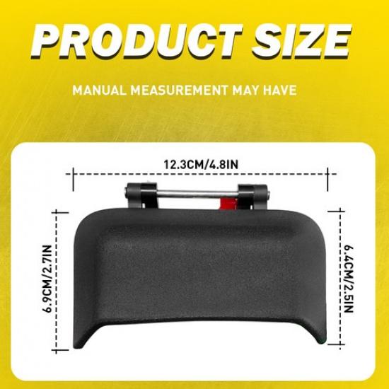 For 2007-2016 Jeep Compass Rear Driver Exterior Door Handle Black Plastic