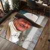 John Wayne Print Rug - Computer Chair Area Rug home decoration Carpet For Living Room Bedroom Flooring Mat