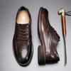 Bo Wei, pantofi derby de afaceri pentru bărbați, pantofi din piele Goodyear, ocazional, respirabil, din piele de vacă, pantofi cu talpă Oxford
