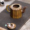 Yixing Purple Clay Teapot, Original Ore Keel, Gold Sand, Wood Burning, Golden Bell Teapot, Kung Fu Chinese Tea Set