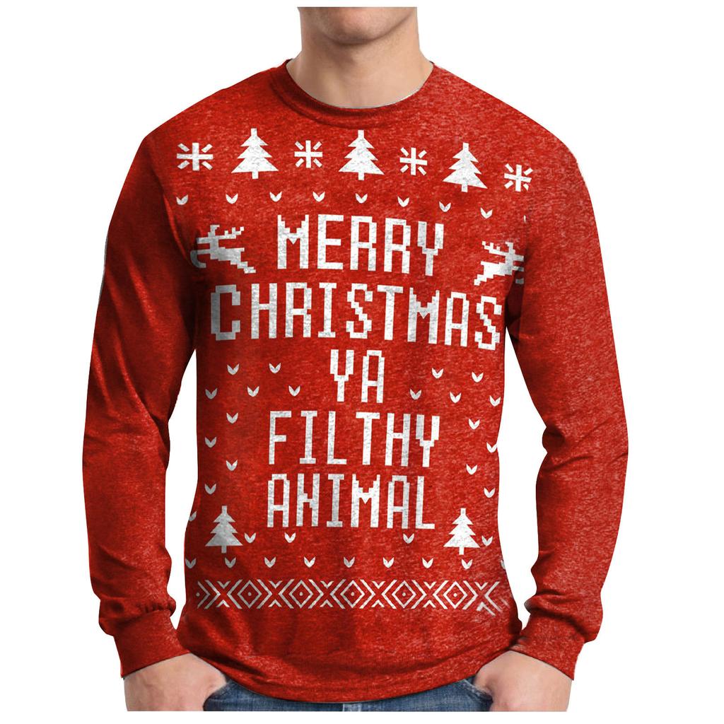 Christmas Round Collar Sweater Spring And  Long Sleeve