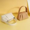 Nischen Design Neue Kleine und Zarte Handtasche Plissierte Wolken Tasche Rindsleder Tragbare Schulter Umhängetasche Damen