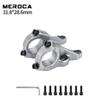 MEROCA Aluminum Direct Mount Stem Mountain Bike Downhill Use 31.8mm 35mm Clamp Diameter