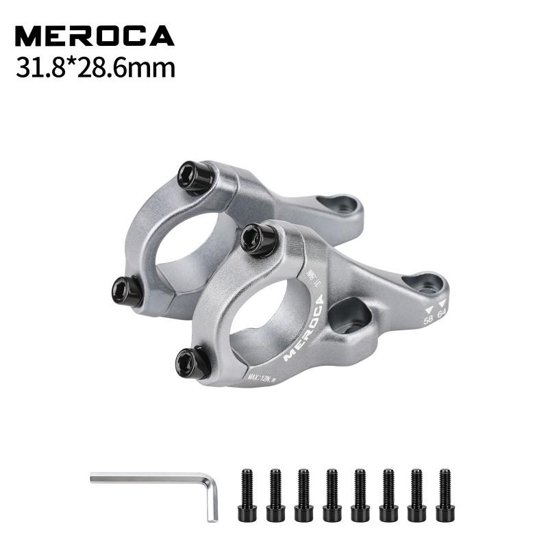 MEROCA Aluminum Direct Mount Stem Mountain Bike Downhill Use 31.8mm 35mm Clamp Diameter