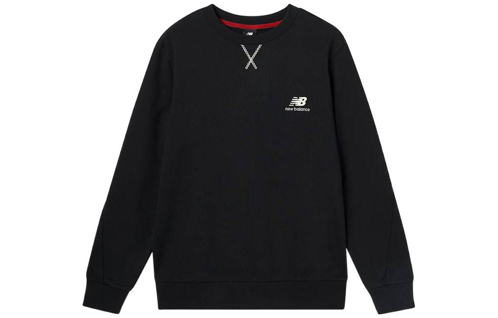 New Balance New Balance CNY Collection Sweatshirts Men s Black Crew Neck Moderate Regular AMT31571-BK S