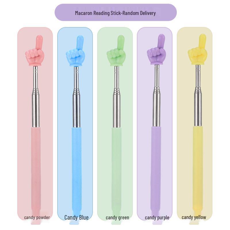 Telescopic Reading Pointer Baton - Finger Reading Stick & Teaching Aid