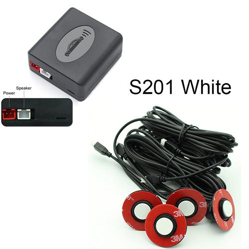 

Оригинальные 13 мм плоские датчики регулируемая глубина 16 мм датчик парковки автомобиля помощь резервный радар зуммер система для заднего переднего бампера without screen белый