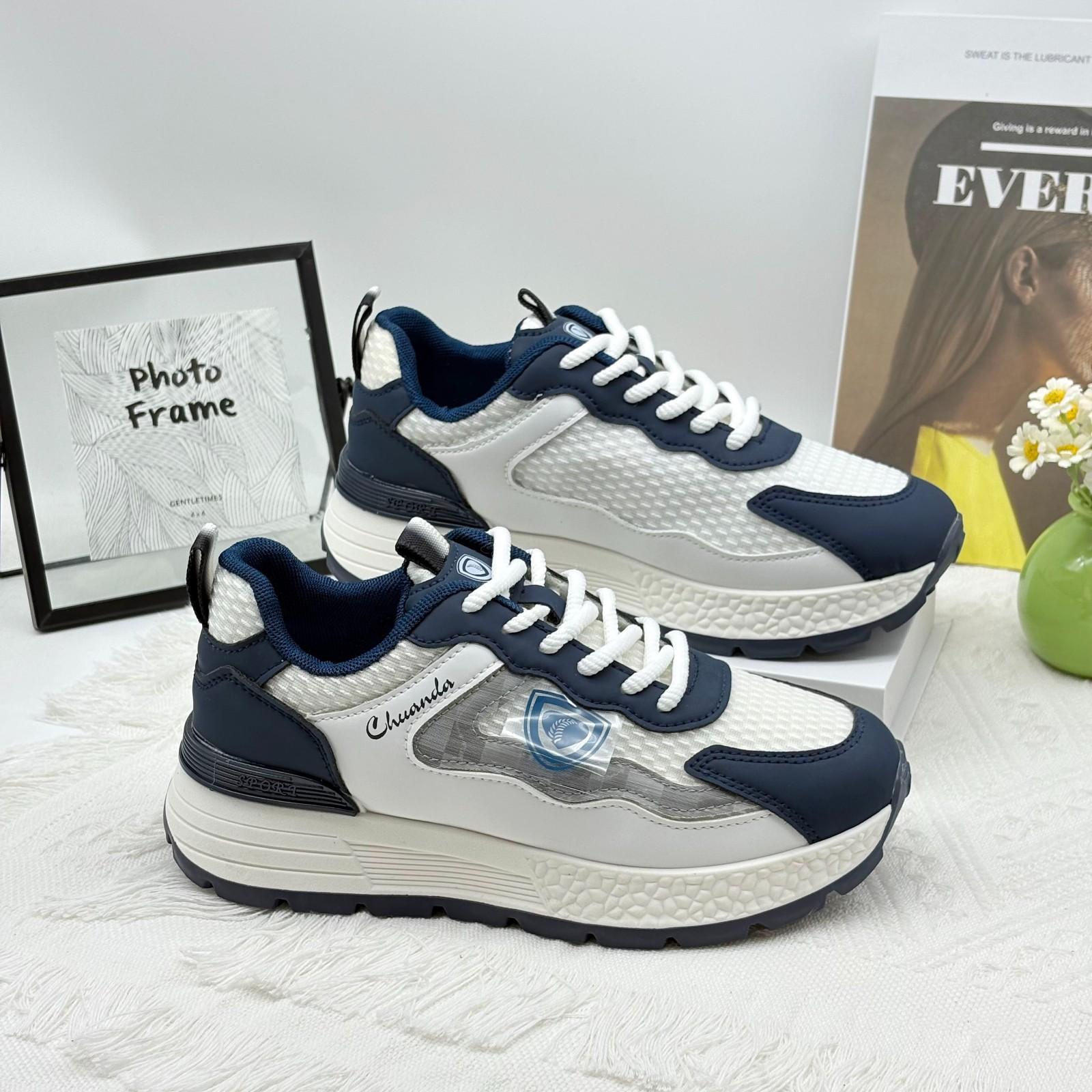 

Sneakers women s summer mesh breathable casual thick-soled running women 35