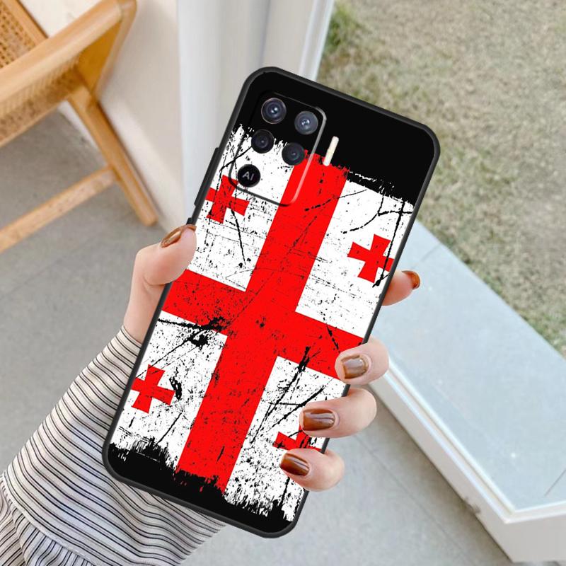 

Georgia Flag Case For Oppo A5 Pro A15 A17 A57 A77 A18 A38 A58 A78 A98 A94 A74 A54 A40 A60 A80 A16 A76 A96 OPPO A15