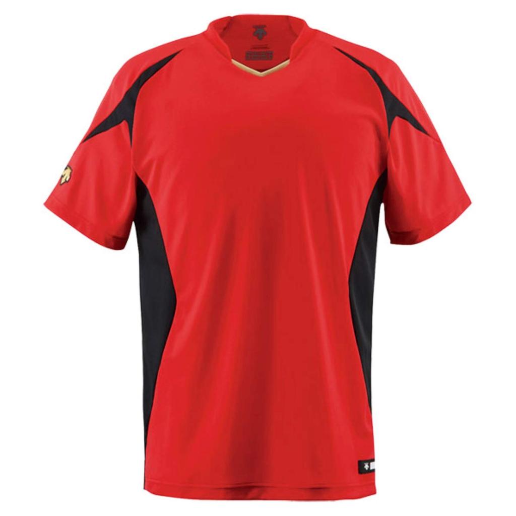 DESCENTE Baseball Shirt Wear Uniform DESCENTE Baseball Supplies Swallows RED XO DB-116