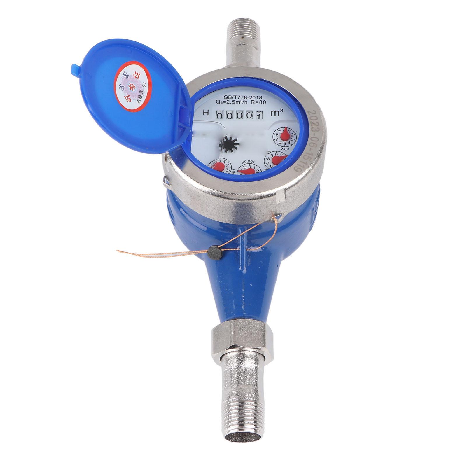 

Механічний лічильник води DN15 з нержавіючої сталі Роторний витратомір води для домашньої комерційної промисловості