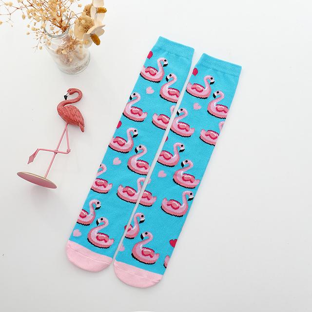 Infant Girls Warmer Ankle Lovely Cartoon Over Knee Socks for Baby Girls Unicorn Knee Long High Toddler Child Colorful Socks
