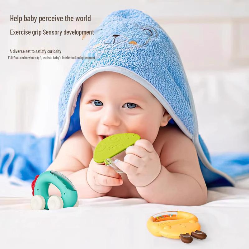 Infant Educational Teether Rattle for 0-6 Months