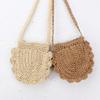 Fashion Versatile Straw Woven Handbag Ethnic Style Large Capacity Crossbody Bag Casual Beach Bag Travel