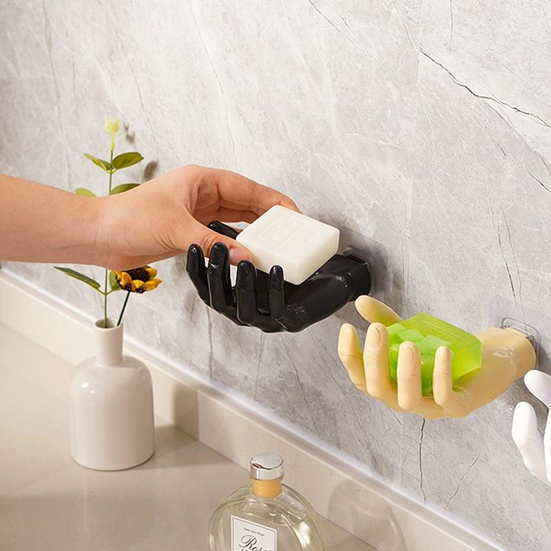 Creative Headphone Storage Rack Palm-Shaped Punch-Free Traceless Hook Home Wall Storage Key Hook Wall Entrance Decoration