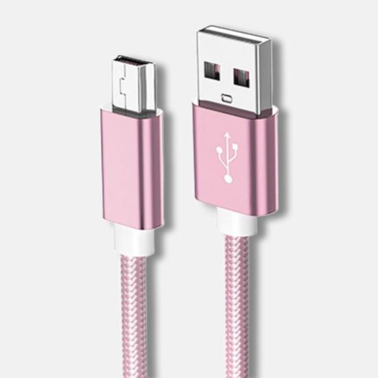 Cable Compatible Charging Braided Stable High-speed Transfer Shielding Output Anti-winding Widely Wire Mini USB