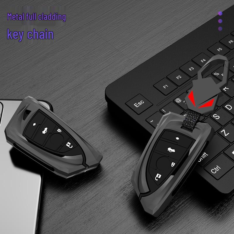 BMW Key Case Cover: Compatible with 5 Series, 3 Series, X3, X1, LCD X5, Blade 530, 7 Series, 1 Series, 525, and X2.