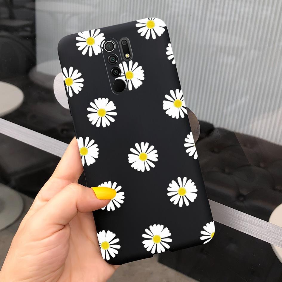 For Xiaomi Redmi 9 Case Silicone Daisy Cactus Phone Back Cover For Redmi 9 Prime Soft Case For Xiaomi Poco M2 M 2 Reloaded Coque