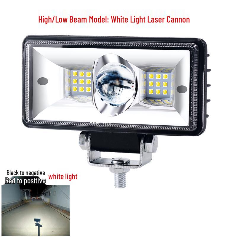 Super Bright LED Headlights for Electric Vehicles & Motorcycles, High/Low Beam, 12V