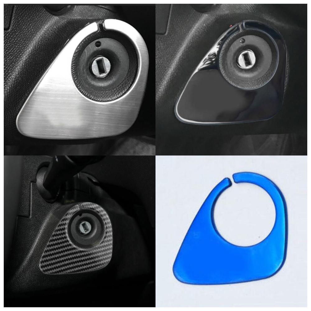 Stainless Steel Car Ignition Key Ring Decoration Cover Trim for Peugeot 2008 208 308 408 508 3008 Interior Accessories