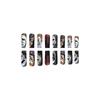 24pcs Press On Nails Long Ballet Nails Fashionable and Cool Halloween Ghost Face Frosted Texture European and American Ins False Nails Wearable Nails