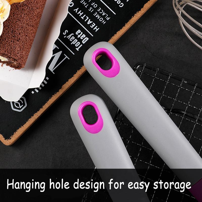 Butter Knife Silicone Cream Butter Cake Spatula Mixing Batter Scraper Brush Butter Mixer Cake Brushes Baking Tools