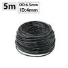 20pcs 3mm 4mm Garden Hose Barb Connector Drip Irrigation 1/4'' & 1/8'' Tube Hose Fitting Tees Cross Eng Plug Barb Accessories