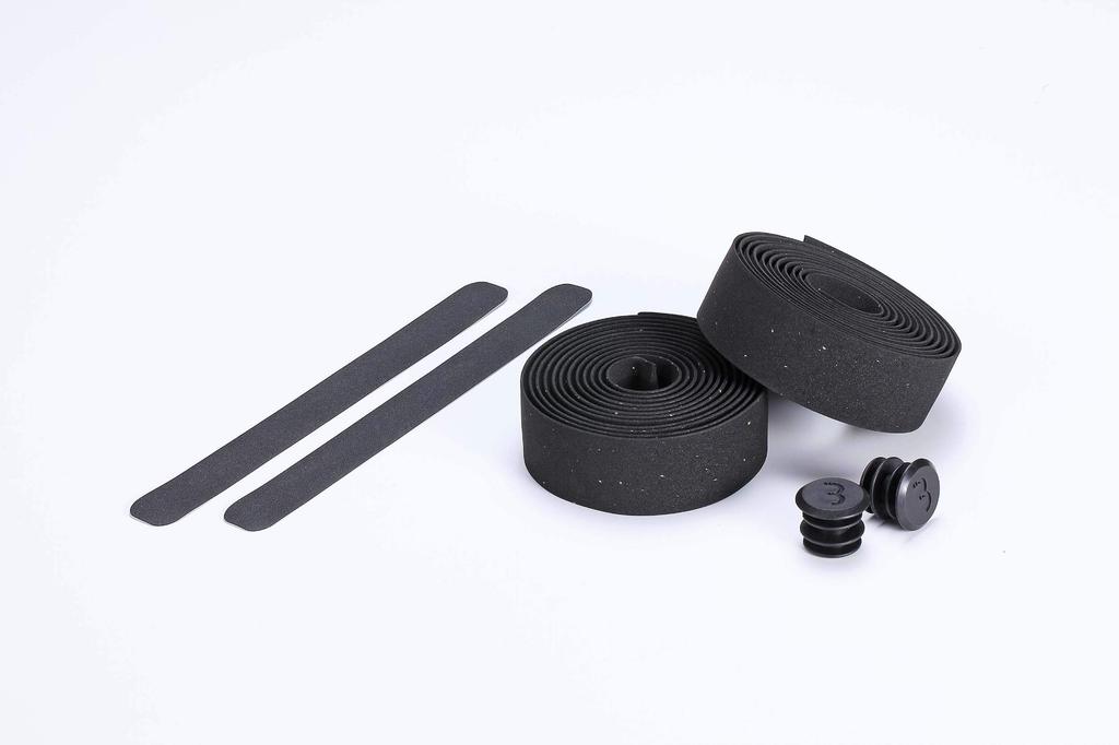 BBB Cork Lace Ribbon Bar Tape Black 447321 BHT-01