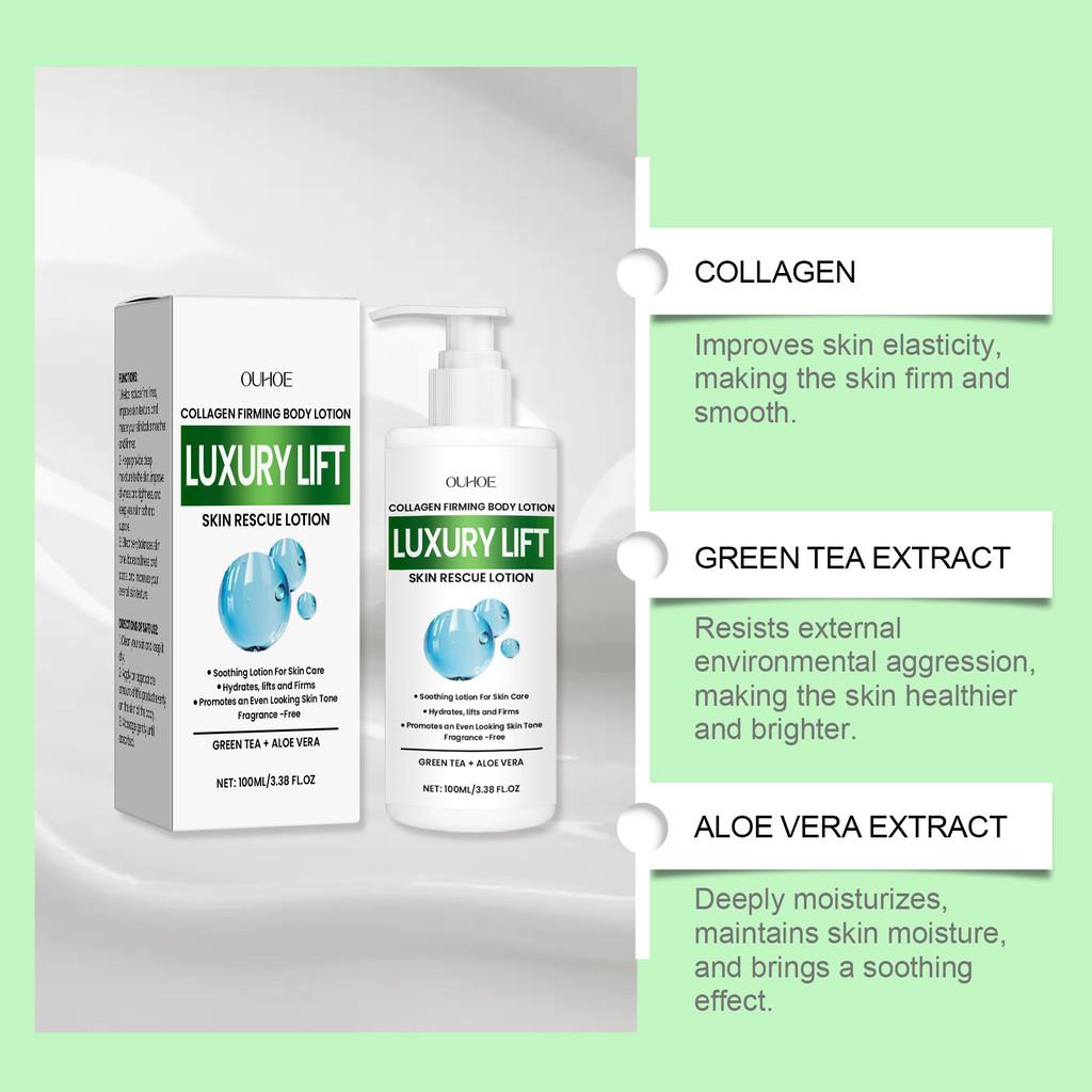 Ouhoe Tightening Body Lotion Richly Hydrating For Dry Skin Smoothens Fine Lines