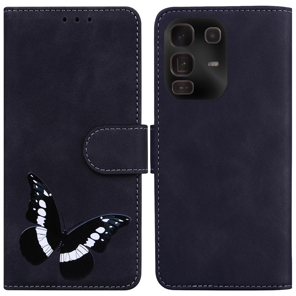 For Infinix Note 50 Pro+ 5G Stand Case PU Leather Phone Cover Butterfly Printed